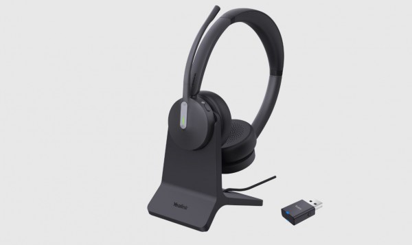 Yealink Dect Headset WH64 Hybrid Dual with Charging Stand Teams