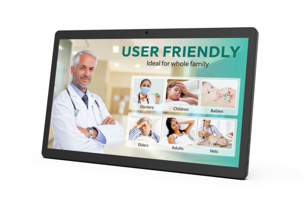 ALLNET Performance Display 16 Zoll, Android 14, RK3576S, PoE, HDMI In, Farbe schwarz, Speedy 150-B