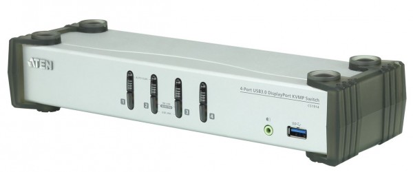 Aten KVM-Switch 4-fach DP(Displayport)/USB 3.0,