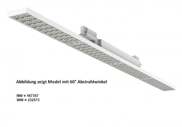 Synergy 21 LED Track-Serie für Stromschiene VLE-Serie 48W, 60°, nw, CRI>90 W