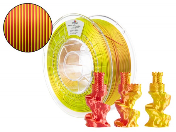 Filament Spectrum · PLA Magic SILK · SOLAR FLARE · 1.75mm · 1kg