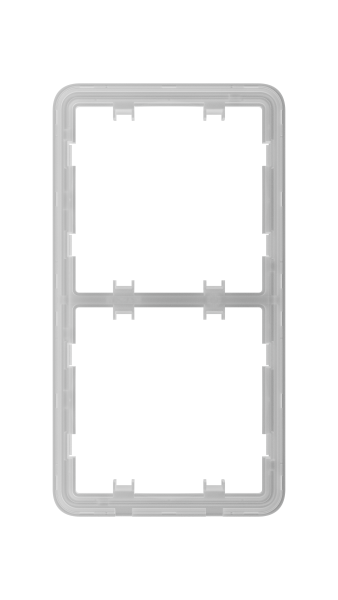 Ajax Homeautomation LightSwitch / Outlet Frame (2 seats) vertical