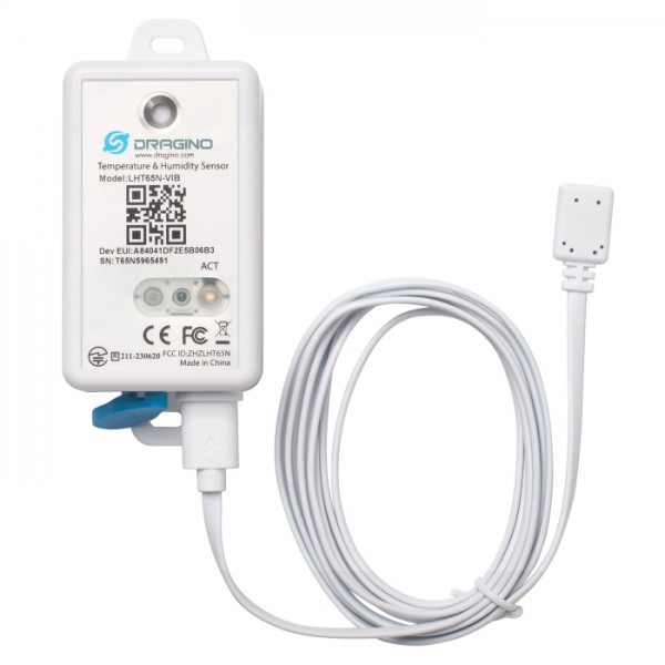 DRAGINO · Sensor · LoRa · Temperatur, Luftf. und Vibration Sensor Node · LHT65N-VIB-EU868