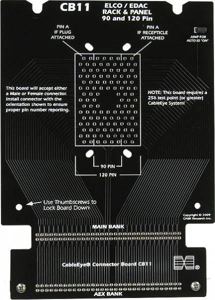 CableEye 741 / CB11 Interface-Platine (Elco/Edac 90-, 120-pin)