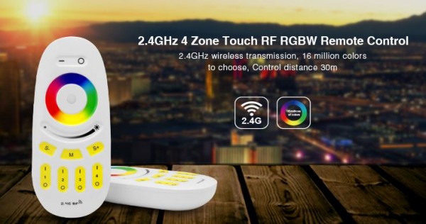 MiBoxer FUT096 LED Fernbedienung RGB-W 4 Zonen