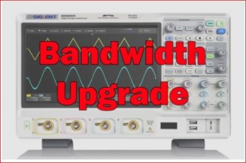Siglent SDS5000X-2BW05 Upgrade 350 MHz auf 500 MHz (2-CH-Modell)
