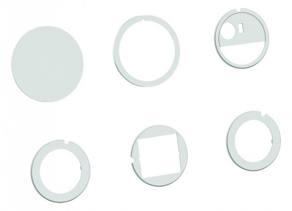 Bachmann Steckdosen, PIX, zbh. DECKELSET RAL9010