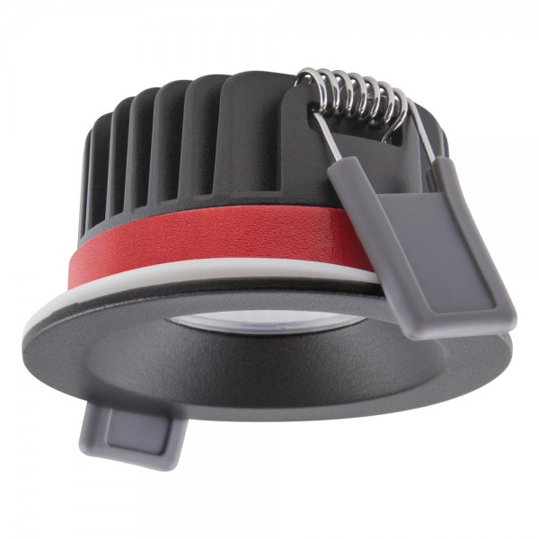 LEDVANCE SPOT FIRE RATED 8W 930 PS DIM IP65 BK