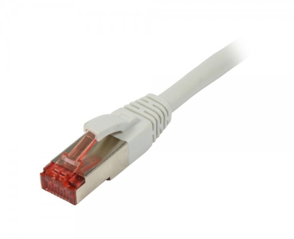 Patchkabel RJ45, CAT6 250Mhz, 20m grau, S-STP(S/FTP), LSZH, Synergy 21,