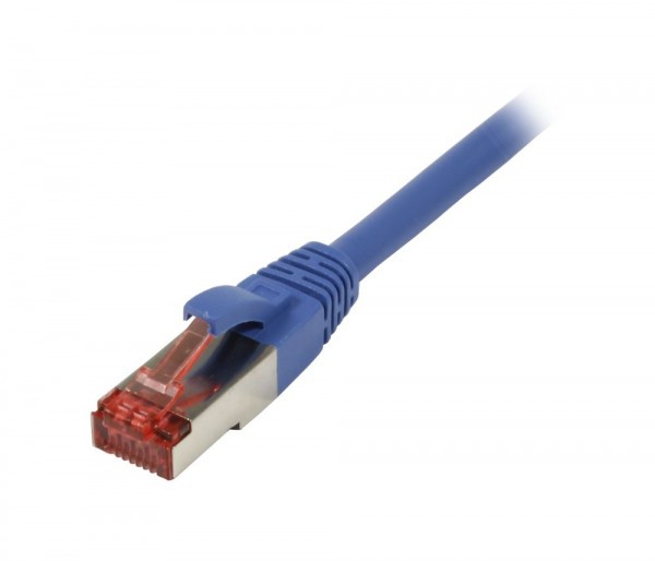 Patchkabel RJ45, CAT6 250Mhz, 30m blau, S-STP(S/FTP), LSZH, Synergy 21,