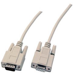 Kabel seriell DB9pol=&gt;DB9pol St/Bu 2m