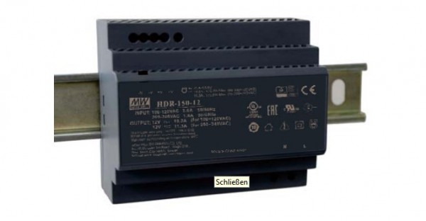 MEAN WELL Netzteil - 12V 150W Hutschiene
