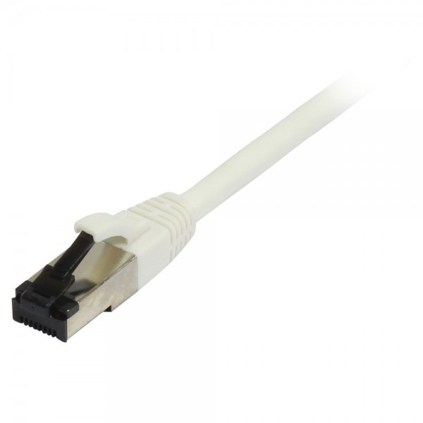 Patchkabel RJ45, CAT8.1 2000Mhz, 0.5m, weiss, S-STP(S/FTP), TPE/LSZH(SuperFlex), AWG26, Synergy 21