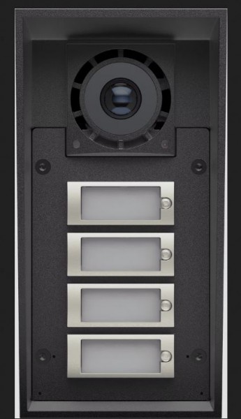 2N Gegensprechanlage EntryCom IP Force 2.0 - 4 Ruftasten (IP69)