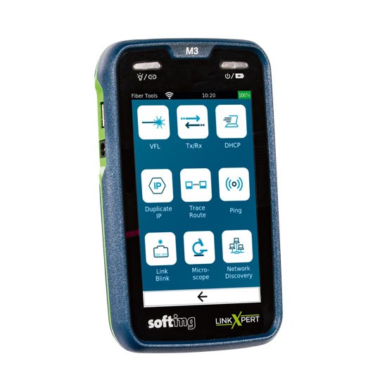 Softing, LinkXpert M3, Kupferkabel, Glasfaserkabel und WLAN Netzwerktester, *Promo solange Lagerbestand*,