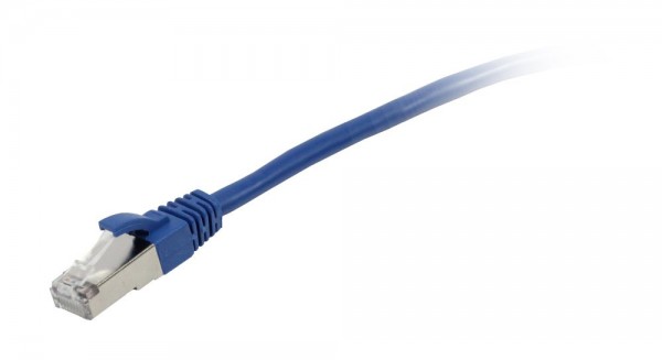 Patchkabel RJ45, CAT5e 100Mhz, 0.25m blau, FTP(F/UTP), Synergy 21,