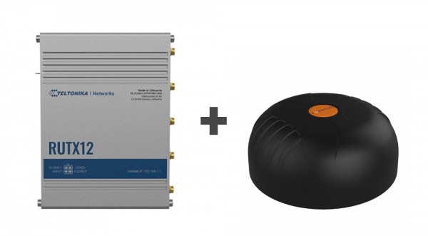 RUTX12 · Dual 4G Router &amp; Poynting · A-MIMO-0004-V1-17 · Multifunktionsantenne BUNDLE