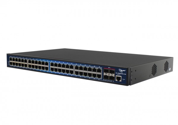 ALLNET Switch full managed Layer2+ 52 Port • 48x GbE • 4x SFP+ • 19" • JSON API • ALL-SG8652MJ-10G