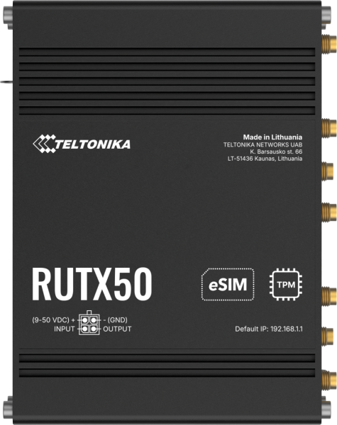 Teltonika · Router · RUTX50 · 5G Modem Router/WLAN · eSIM