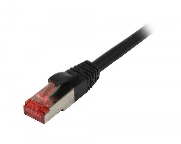 Patchkabel RJ45, CAT6 250Mhz, 5m schwarz, S-STP(S/FTP), TPE/LSZH(Superflex), Synergy 21,
