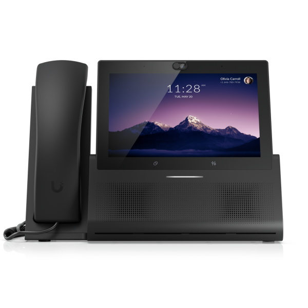 Ubiquiti UniFi Phone Touch Max • PoE+ • USB-C • 2 x GbE • WiFi • Bluetooth • UniFi Talk • UTP-TouchMax