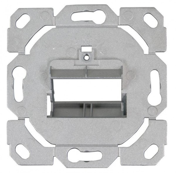 Keystone, Modulträger, UP Dosen für 2xTP-Modul; designfähig UAE, ohne Zentralplatte*, *nur für Slim-line Module*