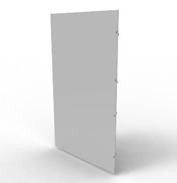 Vertiv(Knürr) zbh.Schottwand, DCM, H2200/T1200, Lichtgrau