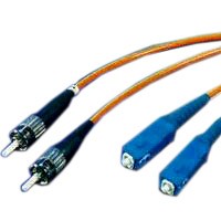 LWL-2-Faser-Patchk. 20mtr.ST-SC, 62,5/125um, OM1, 3mm,