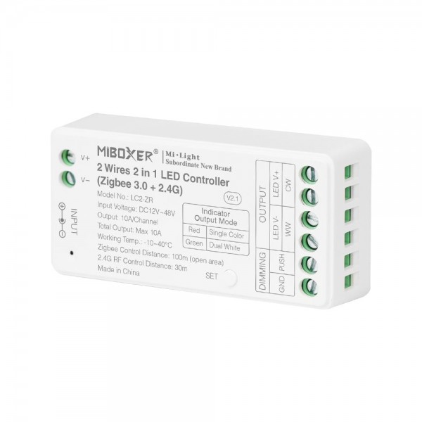 Synergy 21 LED Controller CCT (2 wires) Zigbee *Milight/Miboxer*