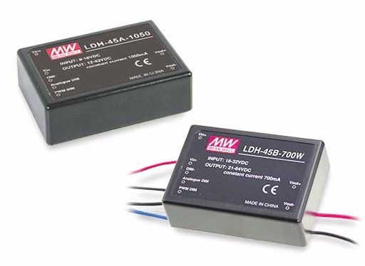 MEANWELL Netzteil - CC Driver DC-DC step-up 700mA ~44W dimmable