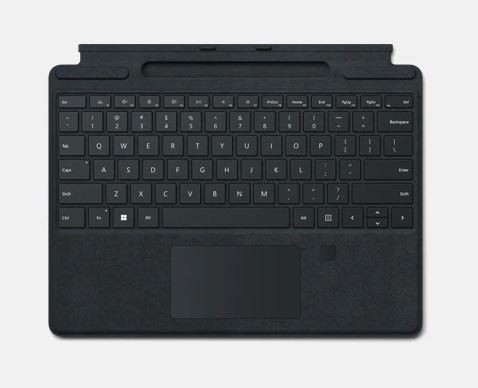 MS Surface Zubehör Type Cover für 8/9 Signature *schwarz* Fingerprint