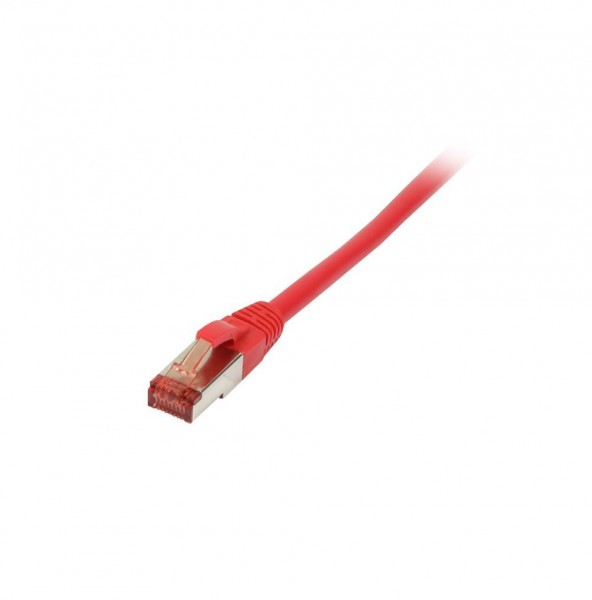 Patchkabel RJ45, CAT6 250Mhz, 1.0m rot, S-STP(S/FTP), TPE/LSZH(Superflex), Synergy 21,