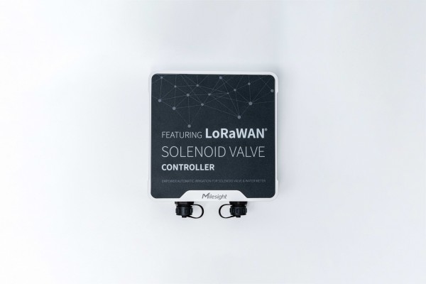 Milesight IoT Solenoid Valve Controller, UC512-DI-868M-EA Solar / LoRaWAN / IP 67 / austauschbare Batterie