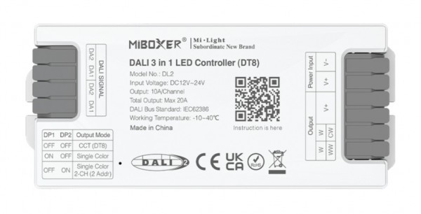 MiBoxer DL2 DALI 3in1 LED Controller (DT8)