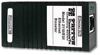 Patton CopperLink 2110 10/100 Mbps Ethernet Booster; 802.3af; Injector 54VDC Source