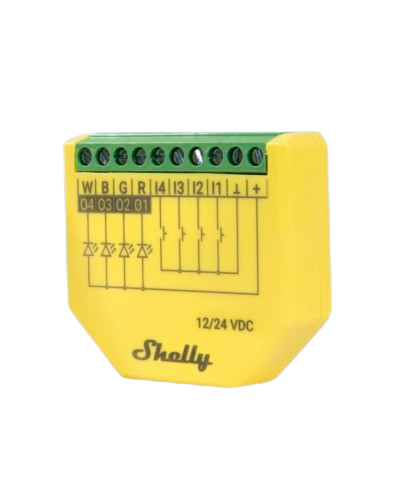 Shelly · Unterputz · "Plus RGBW PM" · 2er Pack · LED Lichtcontroller · WLAN · BT