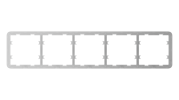 Ajax Homeautomation LightSwitch / Outlet Frame (5 seats) horizontal