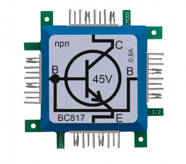 ALLNET Brick?R?knowledge Transistor npn BC817 mit Basis auf beiden Seiten