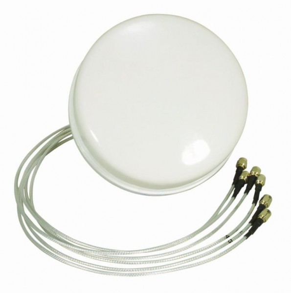 ALLNET Antenne 2,4/5 GHz 4dBi DualBand Spatial Diversity MIMO Ceiling/Decken Antenne HG2458-4SDC-6NM