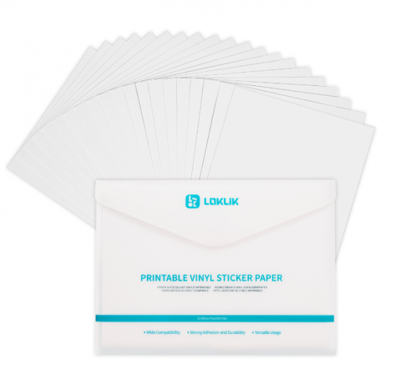 LOKLiK Matte Printable Vinyl Sticker - 20Pack