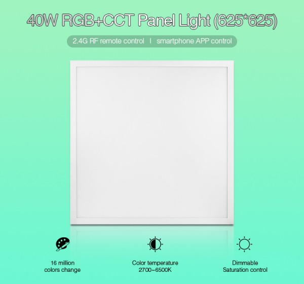 MiBoxer FUTL02 LED Panel 620*620 RGB-WW (RGB-CCT)