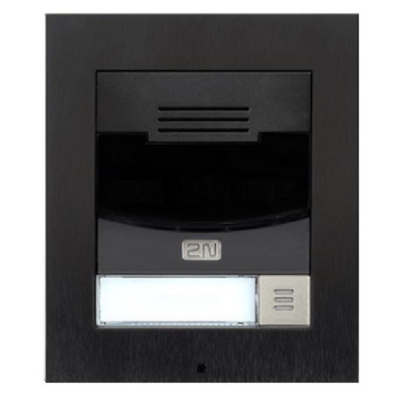 2N Gegensprechanlage IP Solo Unterputz **ohne Kamera** **schwarz**