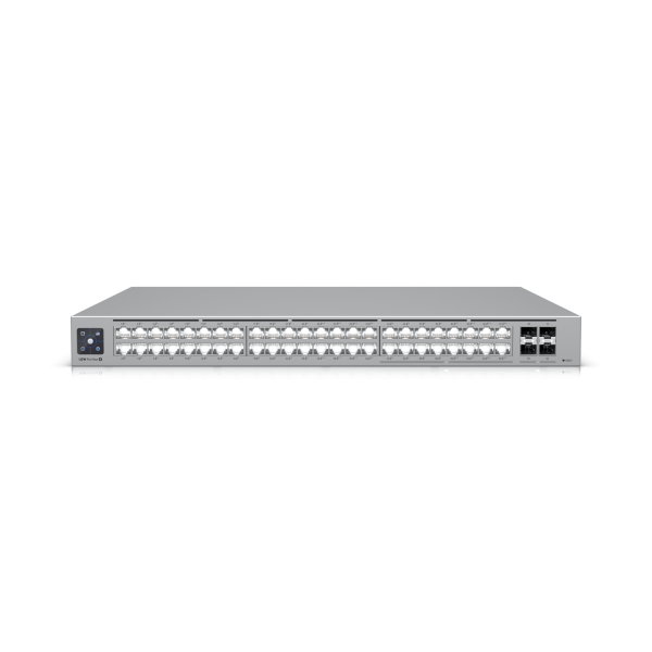 Ubiquiti Switch full managed Layer3 52 Port • 16x 2,5 GbE • PoE Budget 720W • 16xPoE bt • 32xPoE at • 4x SFP+ • 19" • UniFi • USW-Pro-Max-48-PoE