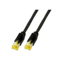 Patchkabel RJ45, CAT6A 500Mhz,  0.5m, schwarz; S-STP(S/FTP); PUR(Industrie), AWG26, mit CAT7 Rohkabel, Patchkabel RJ45, CAT6A 500Mhz,  0.5m, schwarz; S-STP(S/FTP); PUR(Industrie), AWG26, mit CAT7 Rohkabel,
