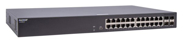 RUCKUS Networks switch full managed layer2 26 port • 24x 1 gbe • 4x 1/10g sfp • advanced layer 2 • icx8100-24