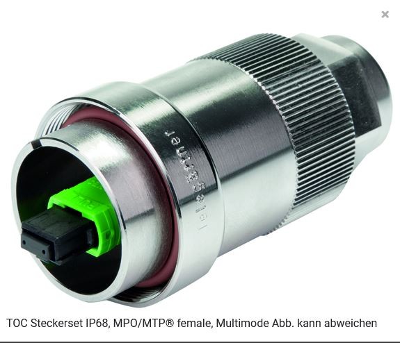 Telegärtner TOC Steckerset IP68, female, MPO/MTP,