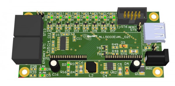ALLNET MSR CPU ALL5003EVAL Entwicklungs- und Evaluation Kit für ALL5003CPU Board