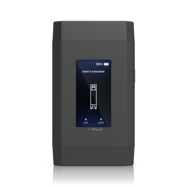 Ubiquiti UniFi SFP Wizard • SFP, SFP+, SFP28, QSFP+, QSFP28 • battery • USB-C • UACC-SFP-Wizard