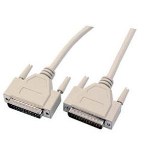 Kabel seriell DB25pol=&gt;DB25pol St/St, 1m, RS232 V.24
