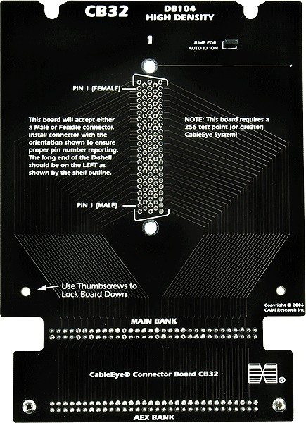 CableEye 762 / CB32 Interface-Platine (DB104 Connectors)